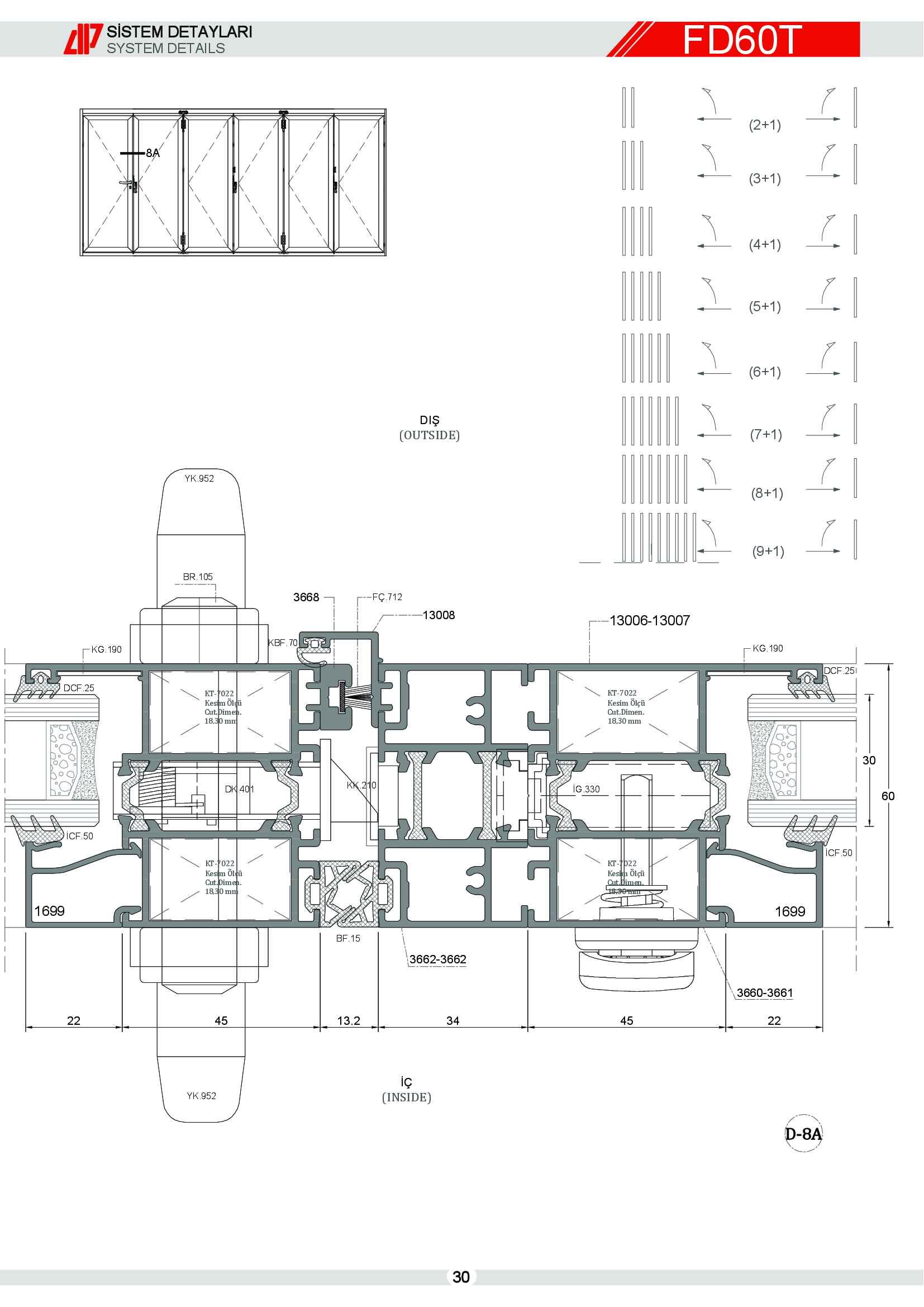 Aluminyum Katlanır Kapı 33